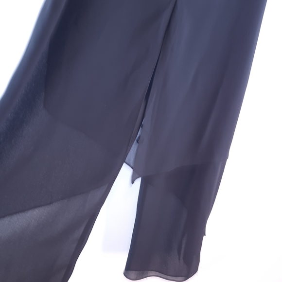 Plus Size 14 Tradition Black sheer skirt dress evening party pants - Picture 7 of 16